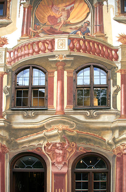 istock Oberammergau in Bavaria, Germany - Trompe L'oeil 182494587