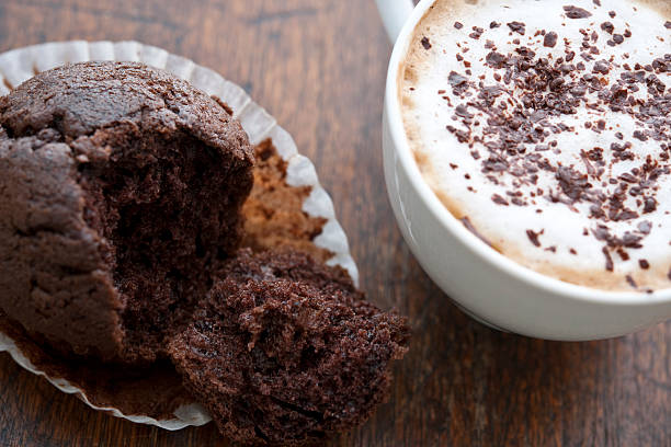 istock Chocolate muffin and Cappuccino 182494617