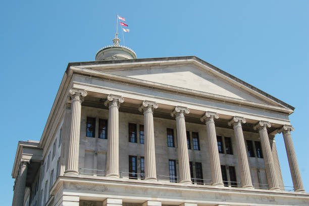 Capitólio do Tennessee - fotografia de stock