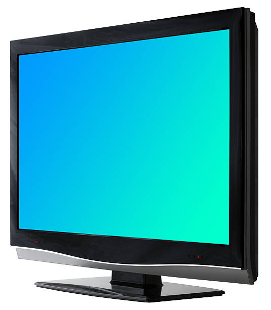 istock HD TV with blue green screen 182495623