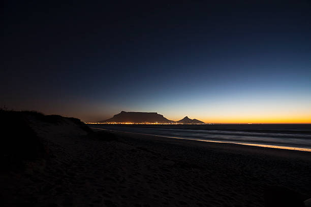 istock Cape Town and Table Mountain in the day's last light 182496101