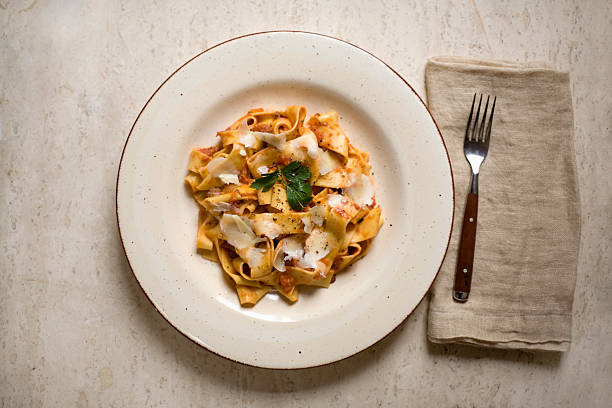 istock Pappardelle with bolognese sauce 182496227
