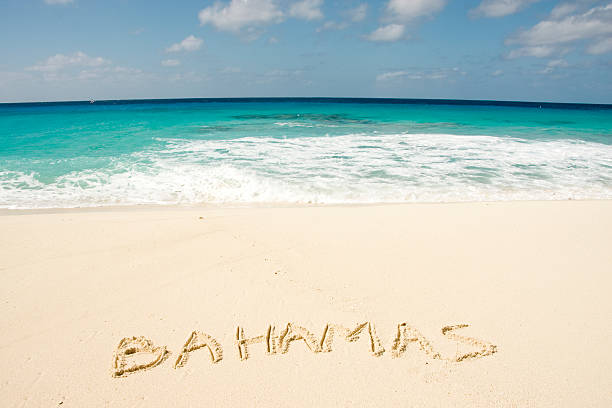 istock Bahamas beach with calm sea 182496284