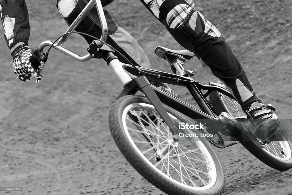 Close-up de detalhes de uma corrida de bicicleta - Royalty-free Ciclismo BMX Foto de stock