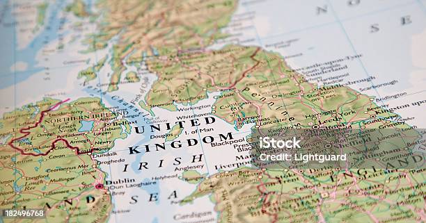 Map Of United Kingdom - 地図のストックフォトや画像を多数ご用意 - 地図, イギリス, カラー画像