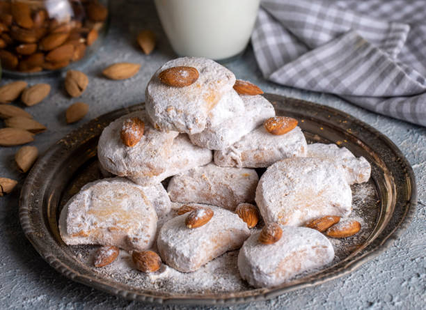 istock Traditional Kavala cookies with almond 1824968112