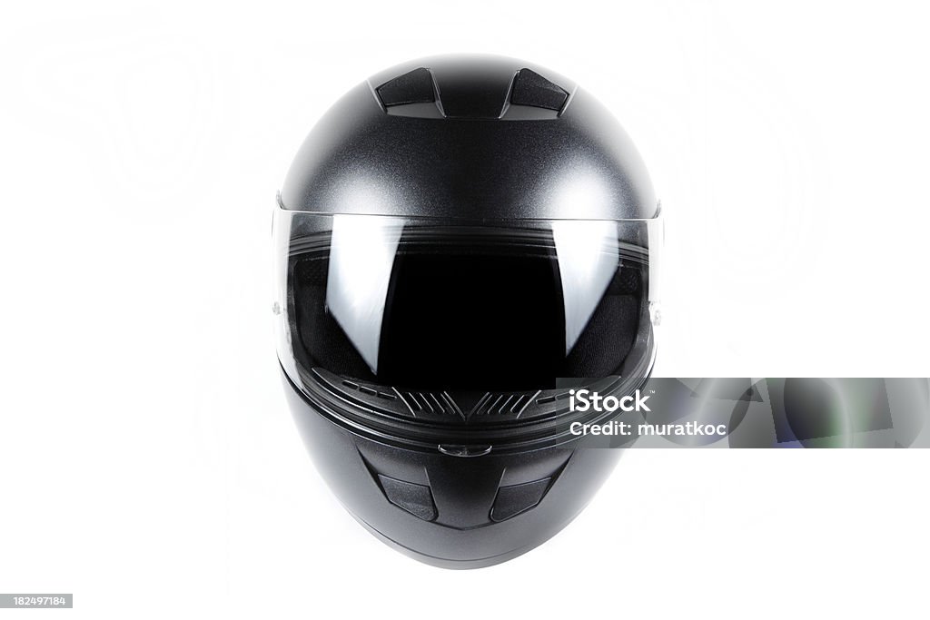 ブラックのオートバイ用ヘルメット - ヘルメット類のロイヤリティフリーストックフォト