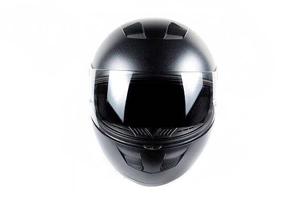 Black Motorcycle Helmet black helmet on white.similar images from my portfolio: crash helmet stock pictures, royalty-free photos & images