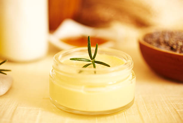 istock Spa still life of moisturizer with rosemary 182497525