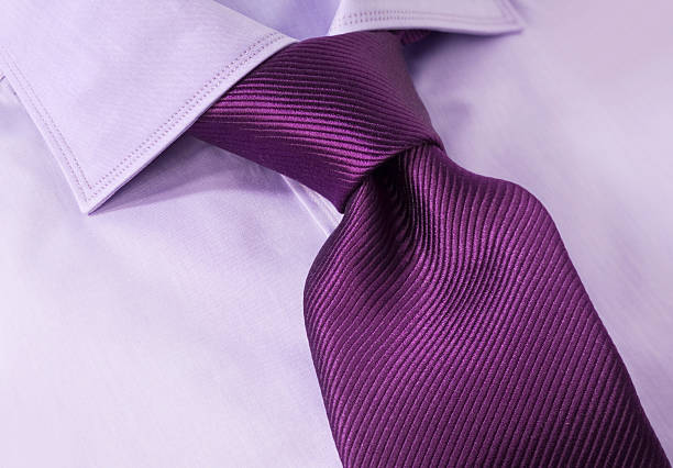istock necktie on purple\t shirt 182497560