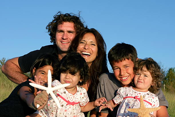 istock Beautiful Happy Family 182497602