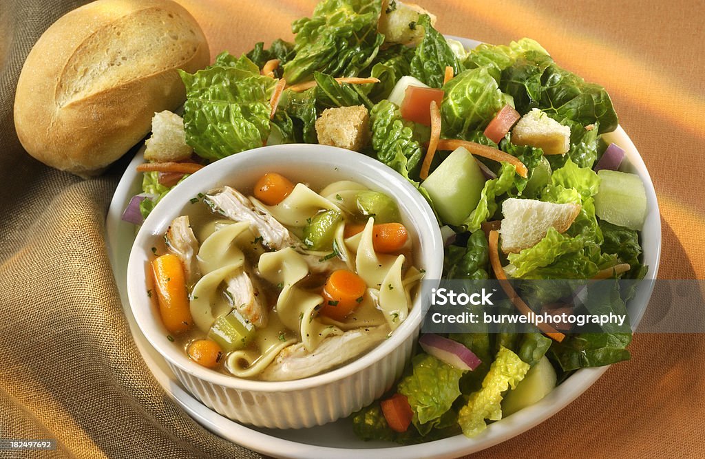 수프, 샐러드 - 로열티 프리 샐러드 스톡 사진