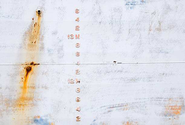 istock Height from dry dock floor in meters 182498083