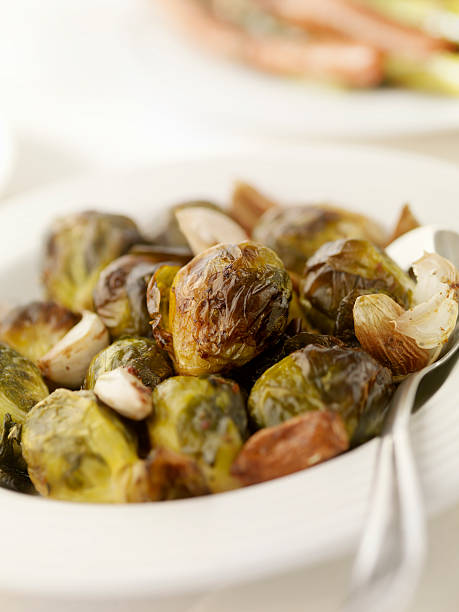 istock Roasted Brussels Sprouts and Garlic 182498212