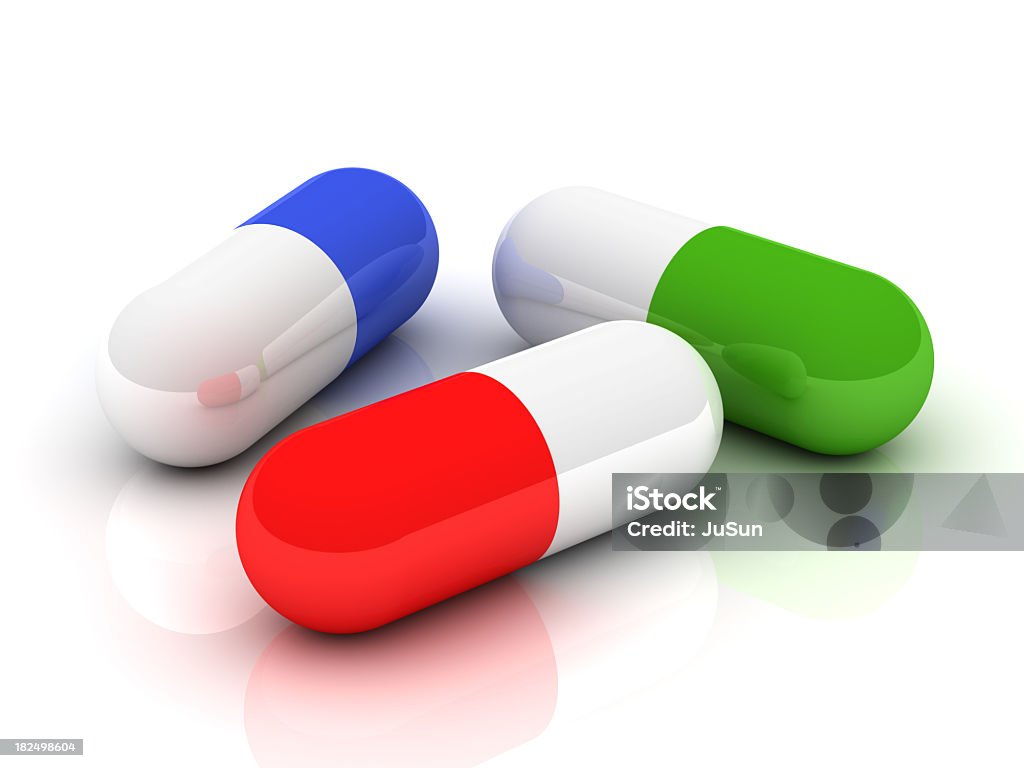 pills Antibiotic Stock Photo