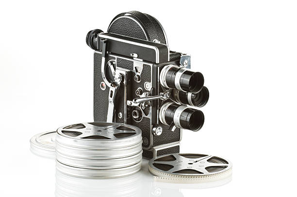 istock Movie Camera with Film Reel 182498803