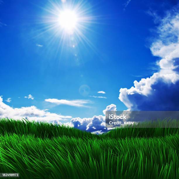 すっきりとした自然ソーラーエネルギーxxxl - 田畑のストックフォトや画像を多数ご用意 - 田畑, 開いている, 空