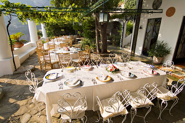 istock Outdoor Wedding Reception On The Italian Riveria 182499037