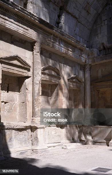 Roman Ruins At Nimes Stock Photo - Download Image Now - Ancient, Antiquities, Architectural Column