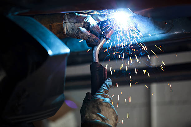 istock close up shot of welding and sparks 182499224