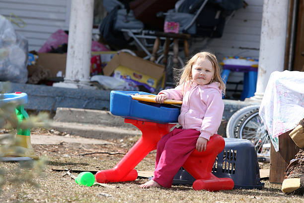 la povertà in america - slum living foto e immagini stock