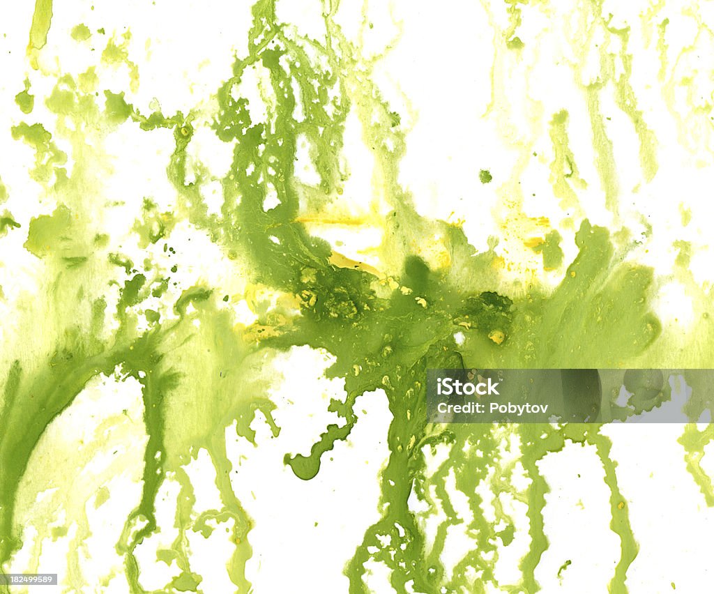 blot of  yellow-green paint "Watercolour an abstract background, my own artwork.similar images in mine lightbox:" Abstract stock illustration