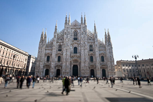 istock Milan Cathedral Square with tilt shift lens 182499699