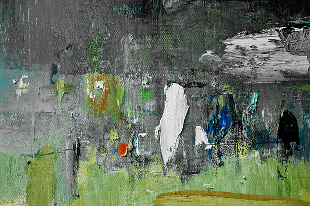 istock Abstract painted  green art backgrounds. 182499820