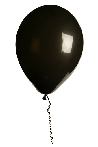 party balloons (w/clipping path)