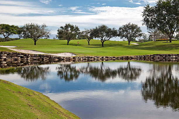 Florida Golf Course stock photo