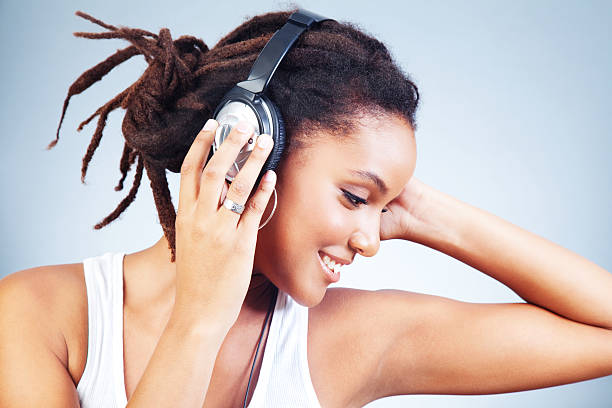 istock Young Woman With Headphones 182500331