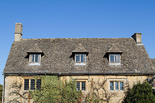istock Typical Cotswold building roofline, Bourton-on-the-Water, Gloucestershire 182500785