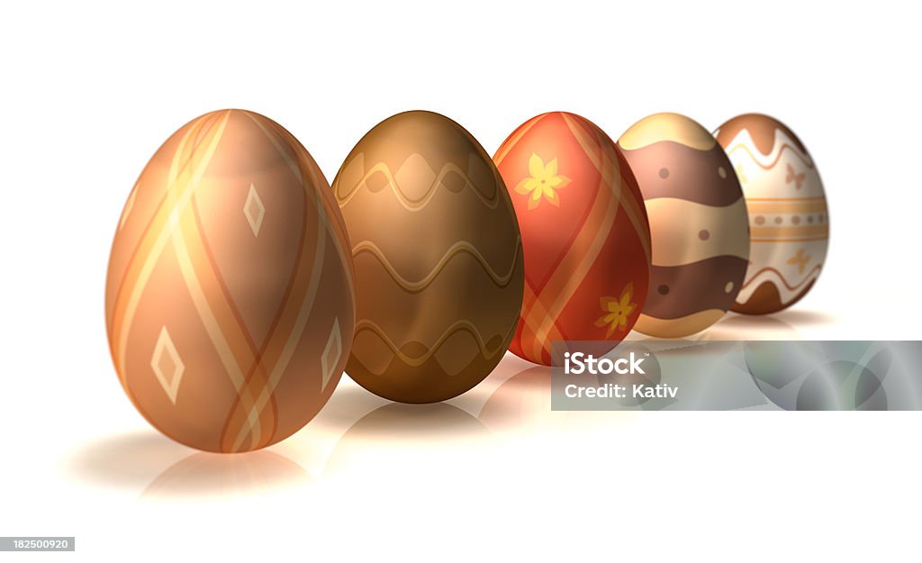 Decorate uova di Pasqua (XXXL - Foto stock royalty-free di Ambientazione esterna