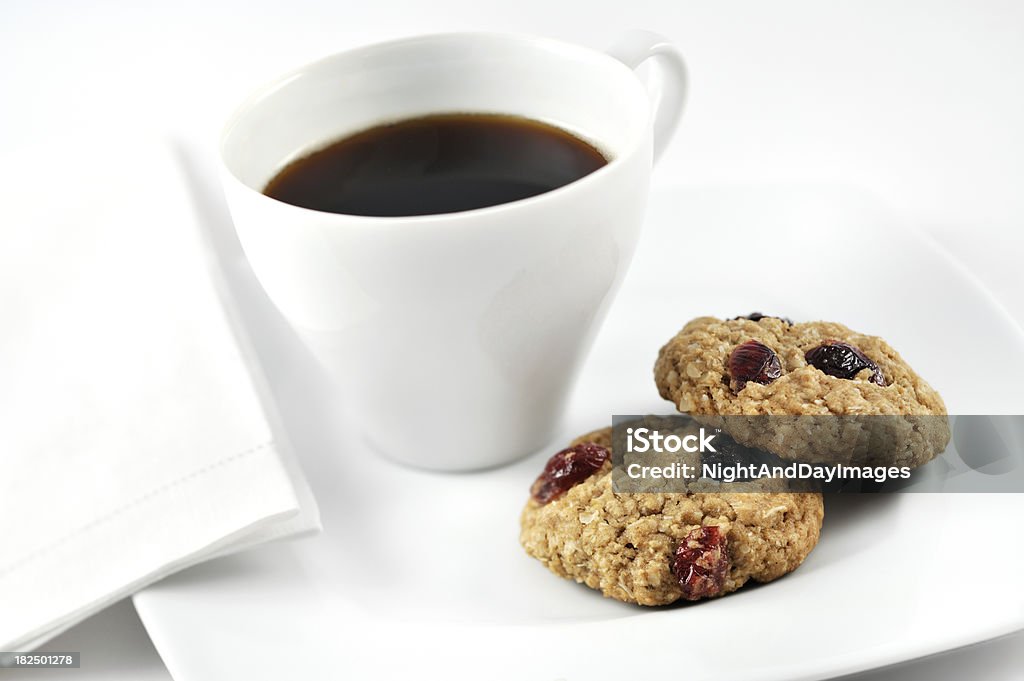 Cookies de aveia e café - Foto de stock de Alimentação Saudável royalty-free