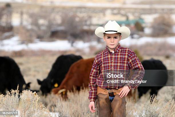 Giovane Rancher - Fotografie stock e altre immagini di Abbigliamento casual - Abbigliamento casual, Adulto, Agricoltura