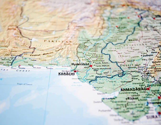istock map of karachi area 182501939