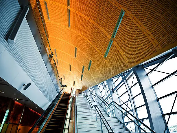 Photo of Modern Metro Station