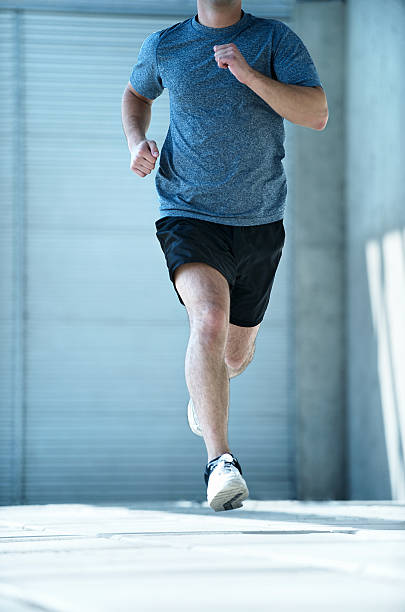 istock Urban runner summer training in the city 182502753