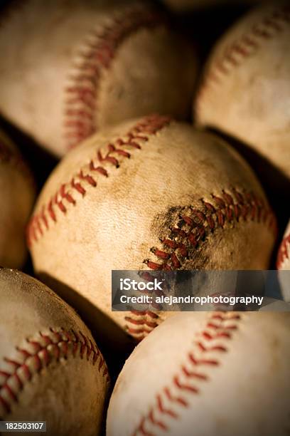 Baseballs - zdjęcia stockowe i więcej obrazów Antyczny - Antyczny, Baseball, Bez ludzi