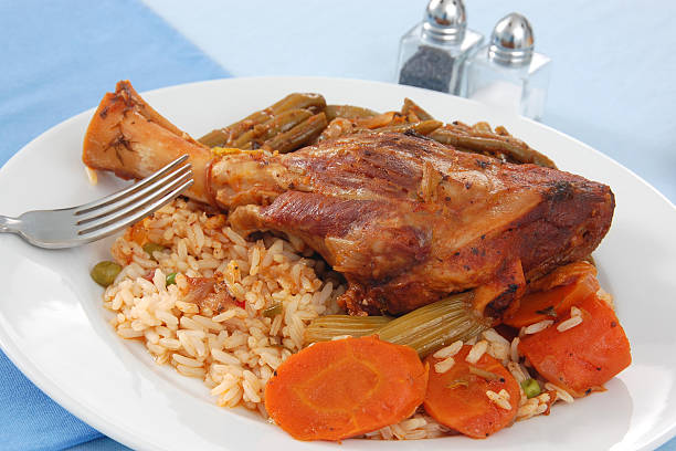 istock Greek Style Roast Lamb Shank 182503358