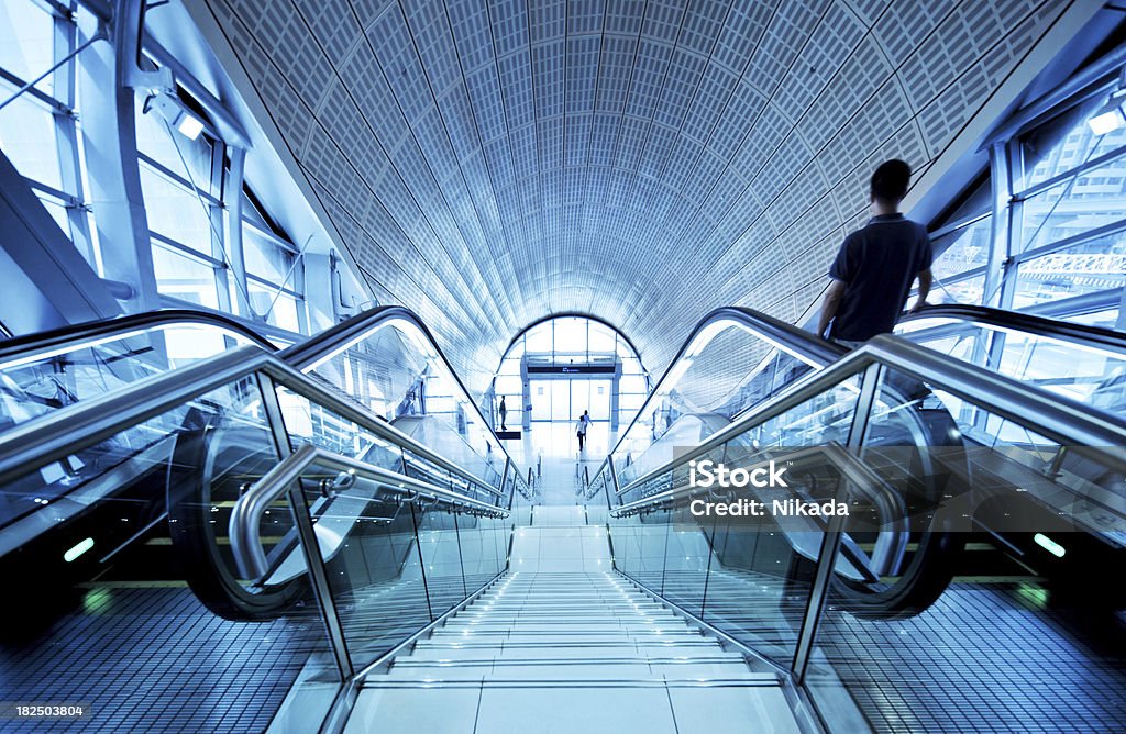 Metro Station "Photo of people walking in new dubai metro stationLong Time Exposure, Unrecognizable People" Adult Stock Photo