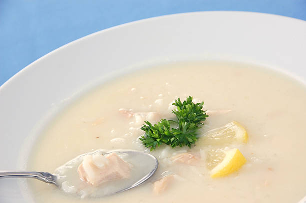 istock Greek Avgolemono Soup 182503929