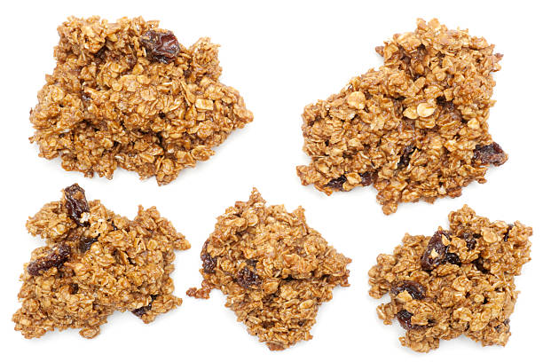 istock molasses raisin oatmeal drop cookies 182504158