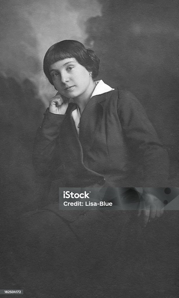 Jeune femme en 1920 - Photo de 1910-1919 libre de droits
