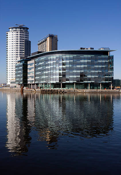 istock Waterfront modern offices and apartment block 182504324