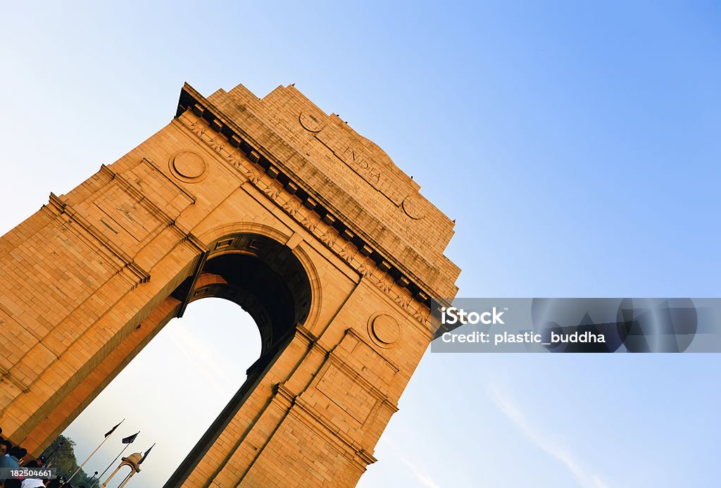 Porte de l'Inde à Delhi - Photo de Capitales internationales libre de droits