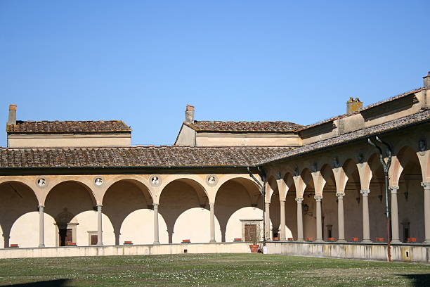 istock Cloister in Florence's Carthusian Monastery 182504776