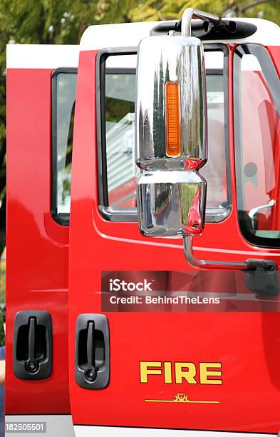 Feuerwehrauto Offenen Türen Stockfoto und mehr Bilder von Abwesenheit - Abwesenheit, Angelehnt, Autotür