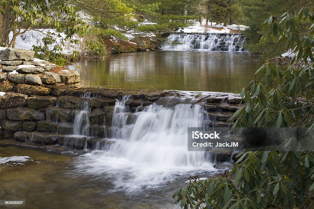 Falls At Hickory Run "Set of falls at Hickory Run State Park,Poconos,Pennsylvania." State Park Stock Photo