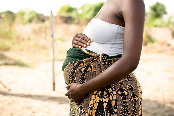 Pregnant African Woman
